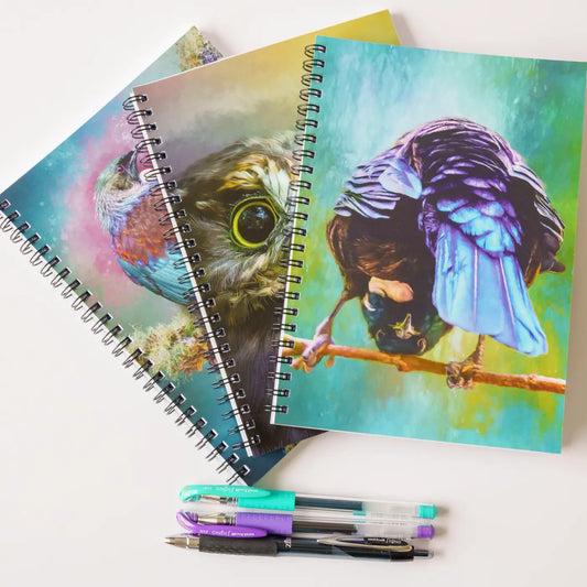 Bird Art A5 Notebooks